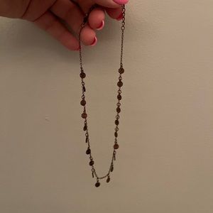 Copper coin choker